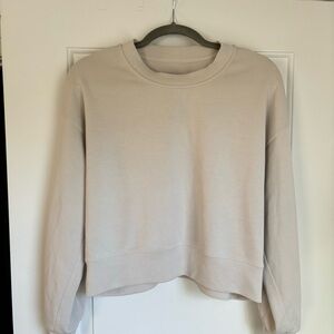Lululemon softstreme cropped sweatshirt